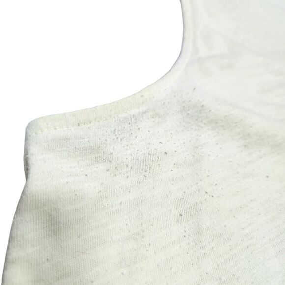 Soft‎ Surroundings Danielle Button Tank Tunic Cotton Slub Yellow Green Flowy 1X - Picture 12 of 13